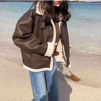 Women Autumn Winter Warm Jackets Long Sleeve Turn Down Collar Elegant Loose Casaco Feminino Casual Ladies Coat Female Vestidos
Women Autumn Winter Warm Jackets Long Sleeve Turn Down Collar Elegant Loose Casaco Feminino Casual Ladies Coat Female Vestidos