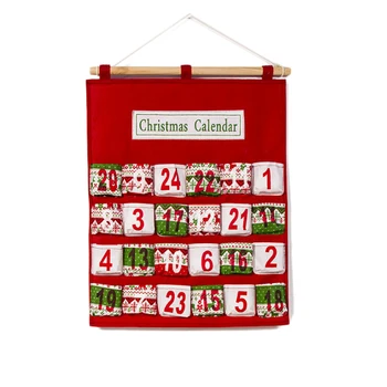 Christmas Countdown Calendar Multi-Layer Candy Sack Storage Bag 2020 Xmas Advent Calendar Door Wall Hanging Storage Bags
Christmas Countdown Calendar Multi-Layer Candy Sack Storage Bag 2020 Xmas Advent Calendar Door Wall Hanging Storage Bags