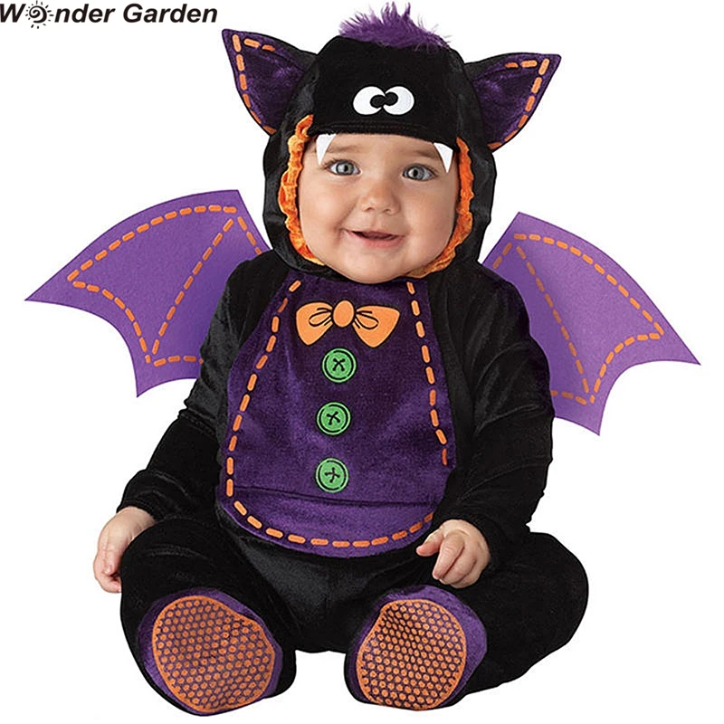 Wonder Garden Infant Toddlers Baby Boys Bat with Wings Costume Halloween Party Cosplay Christmas Purim Holiday Jumpsuit
Wonder Garden Infant Toddlers Baby Boys Bat with Wings Costume Halloween Party Cosplay Christmas Purim Holiday Jumpsuit