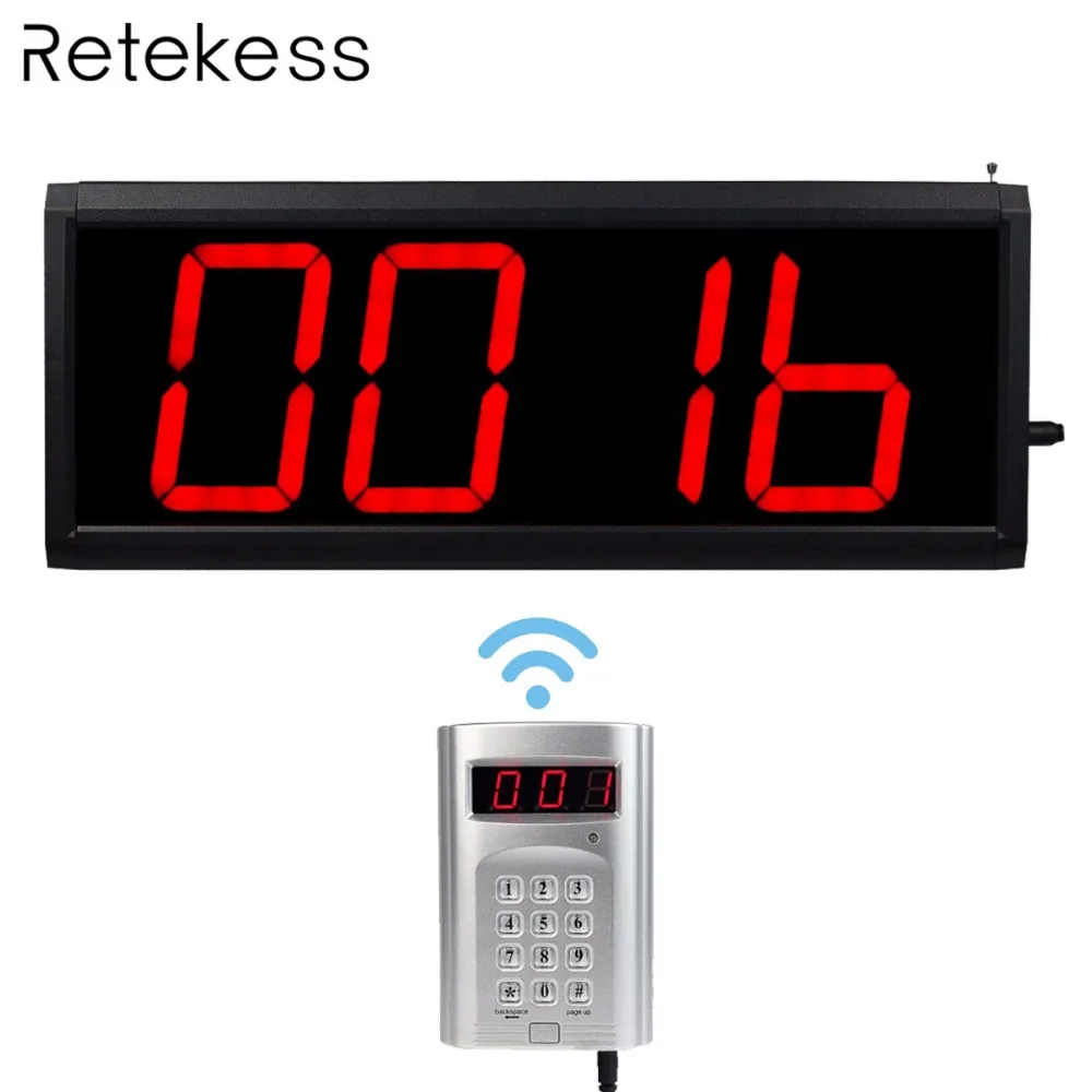 Wireless Call Number System Restaurant Paging Queuing System 1 keyboard transmitter +1 host F4434A
Wireless Call Number System Restaurant Paging Queuing System 1 keyboard transmitter +1 host F4434A