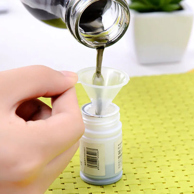 10 Pcs Plastic Small Funnels For Perfume Liquid Essential Oil Filling Experiment School Supplies Tool Mini Narrow Random Color
10 Pcs Plastic Small Funnels For Perfume Liquid Essential Oil Filling Experiment School Supplies Tool Mini Narrow Random Color