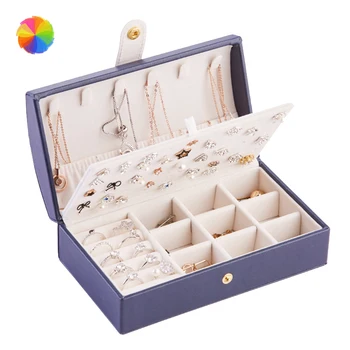Earrings Storage and Rings Necklace Bracelets Jewelry Organizer Travel Small Two-Layer Jewelry Organizer Portable Jewelry Case
Earrings Storage and Rings Necklace Bracelets Jewelry Organizer Travel Small Two-Layer Jewelry Organizer Portable Jewelry Case