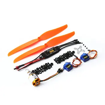 2217 1250KV Brushless Motor 40A ESC SG90 9G Micro Servo 8060 Propeller RC Drone Set for RC Fixed Wing Plane Helicopter
2217 1250KV Brushless Motor 40A ESC SG90 9G Micro Servo 8060 Propeller RC Drone Set for RC Fixed Wing Plane Helicopter