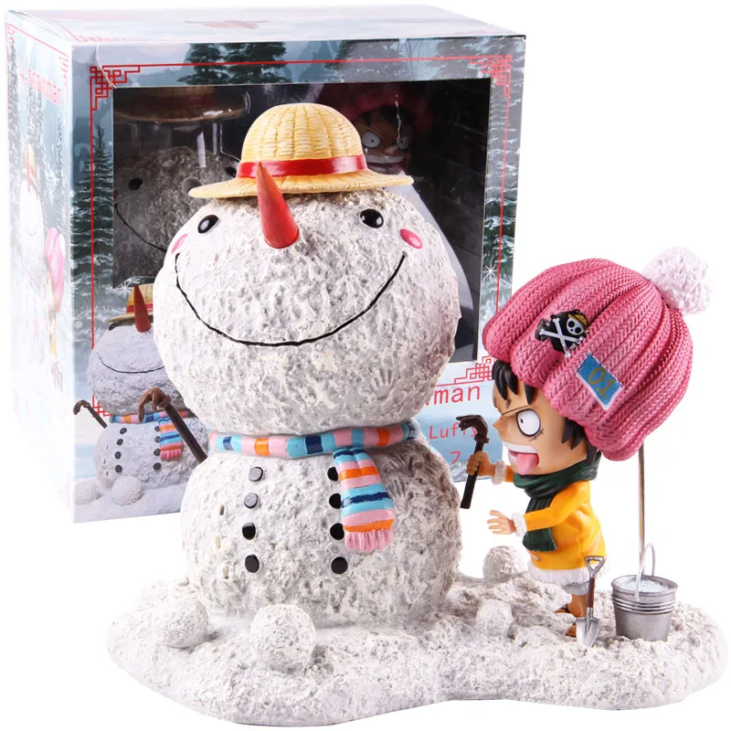 Anime One Piece Monkey D Luffy Snowman Action Figure DIY PVC Collectible Model Toy Christmas Gift 
Anime One Piece Monkey D Luffy Snowman Action Figure DIY PVC Collectible Model Toy Christmas Gift