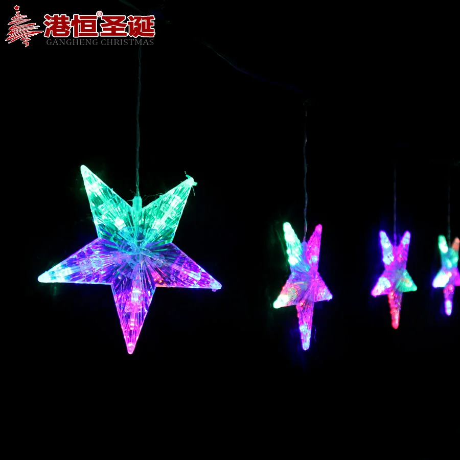 Christmas Lantern Pentagram Crystal Colorful Flashing Stars Light Color Flash LED Lantern 280g
Christmas Lantern Pentagram Crystal Colorful Flashing Stars Light Color Flash LED Lantern 280g