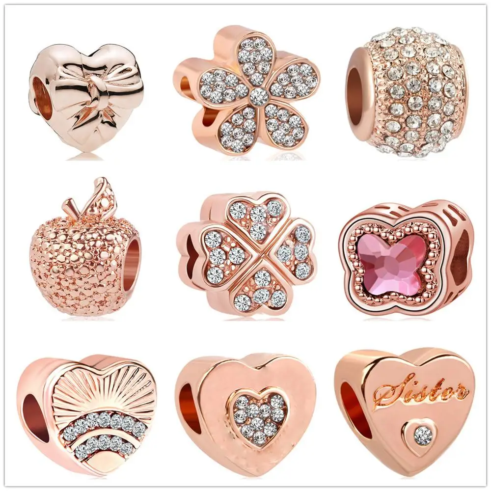 New free shipping original European Rose gold charm golden apple bead fit Pandora bracelet trinket DIY women jewelry
New free shipping original European Rose gold charm golden apple bead fit Pandora bracelet trinket DIY women jewelry
