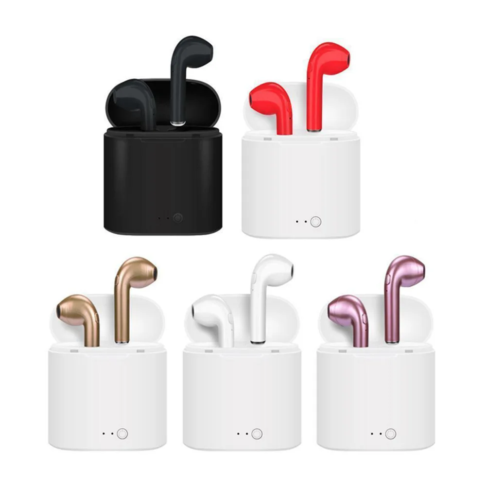 i7s TWS Bluetooth Earphone in-ear Wireless Headset Mini Music Earpiece Sport Earbuds with Wireless Earphone Charging Box
i7s TWS Bluetooth Earphone in-ear Wireless Headset Mini Music Earpiece Sport Earbuds with Wireless Earphone Charging Box