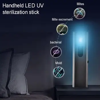 Handheld Ultraviolet Sterilizer Lamp Mite Mold Removal UV Disinfection Light 5 high-brightness UV-A ultraviolet light sources
Handheld Ultraviolet Sterilizer Lamp Mite Mold Removal UV Disinfection Light 5 high-brightness UV-A ultraviolet light sources