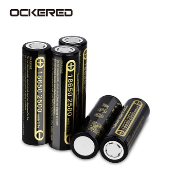 Ockered Original 18650 Lithium Rechargeable 2500mAh 18650 Li-ion Battery 3.7V For Torch Mini Fan Power Rechargeable Batteries
Ockered Original 18650 Lithium Rechargeable 2500mAh 18650 Li-ion Battery 3.7V For Torch Mini Fan Power Rechargeable Batteries