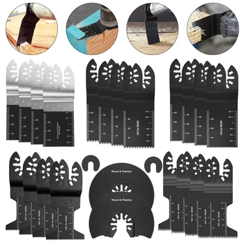24pcs Power Oscillating Tool Saw Blades for Renovator Bi-metal Precision Oscillating Multitool Saw Cutting Multimaster Tools
24pcs Power Oscillating Tool Saw Blades for Renovator Bi-metal Precision Oscillating Multitool Saw Cutting Multimaster Tools
