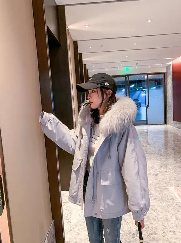 Discount Natural rex rabbit fur lining parka real fur coat winter jacket women natural raccoon fur collar warm thick parkas tsr678 35 Discount Natural rex rabbit fur lining parka real fur coat winter jacket women natural raccoon fur collar warm thick parkas tsr678 35