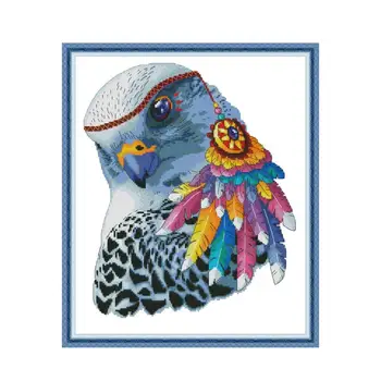 Joy Sunday DMC Cross Stitch Kits Embroidery Needlework Sets Rainbow Eagle Patterns Printed Canvas 14ct 11ct Aida DIY Needlework
Joy Sunday DMC Cross Stitch Kits Embroidery Needlework Sets Rainbow Eagle Patterns Printed Canvas 14ct 11ct Aida DIY Needlework