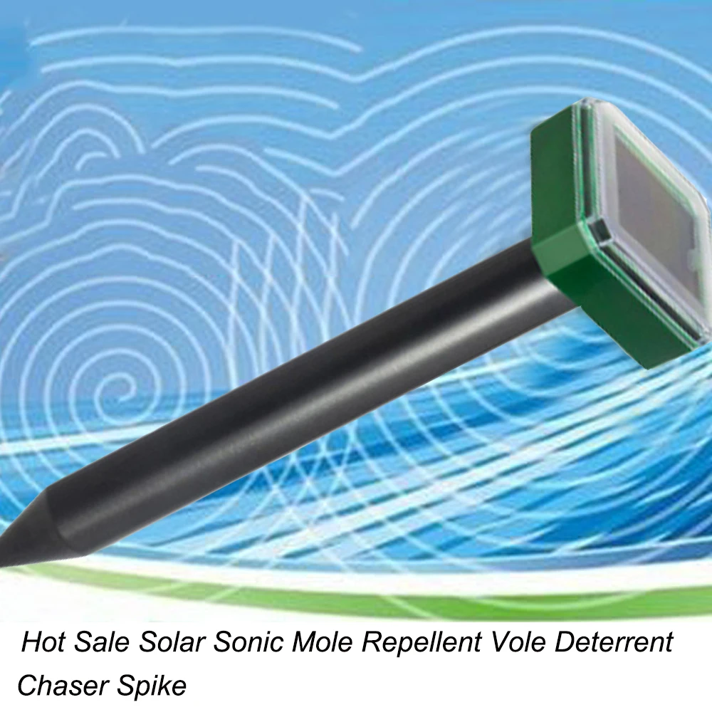 Outdoor Ultrasonic Pest Repeller Garden Mole Repellent Solar Power Ultrasonic Mole Snake Bird Mosquito Mouse Control Garden Yard
Outdoor Ultrasonic Pest Repeller Garden Mole Repellent Solar Power Ultrasonic Mole Snake Bird Mosquito Mouse Control Garden Yard