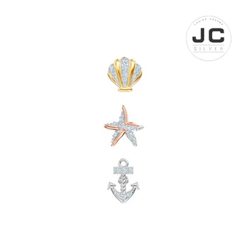 New Fashion Charms Silver 925 Original Copy Jewelry,SWAN Crystal Starfish Shell Anchor Stud Earrings For Women With Logo Gift
New Fashion Charms Silver 925 Original Copy Jewelry,SWAN Crystal Starfish Shell Anchor Stud Earrings For Women With Logo Gift