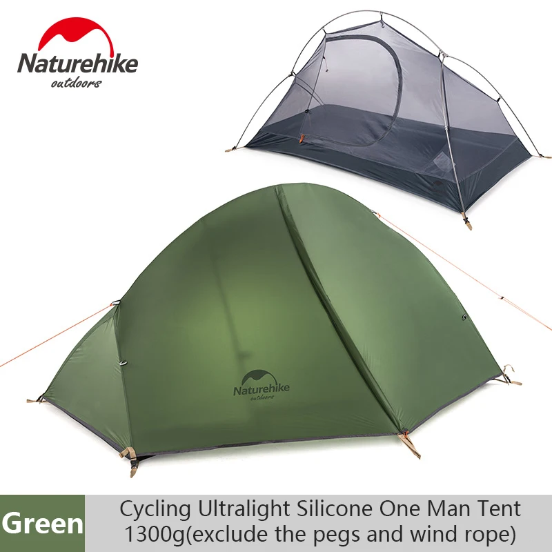 Naturehike Green Tent Ultralight Camping Single Tent Portable Double-layer Waterproof Tent Outdoor Riding Wild Backpacking Tent
Naturehike Green Tent Ultralight Camping Single Tent Portable Double-layer Waterproof Tent Outdoor Riding Wild Backpacking Tent