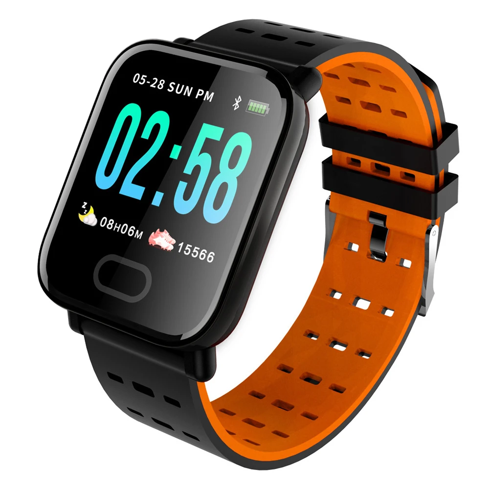 A6 Smart Band Blood Pressure Smart Bracelet Heart Rate Monitor Sport Fitness Tracker IP67 Waterproof Smart Wristband Watch
A6 Smart Band Blood Pressure Smart Bracelet Heart Rate Monitor Sport Fitness Tracker IP67 Waterproof Smart Wristband Watch