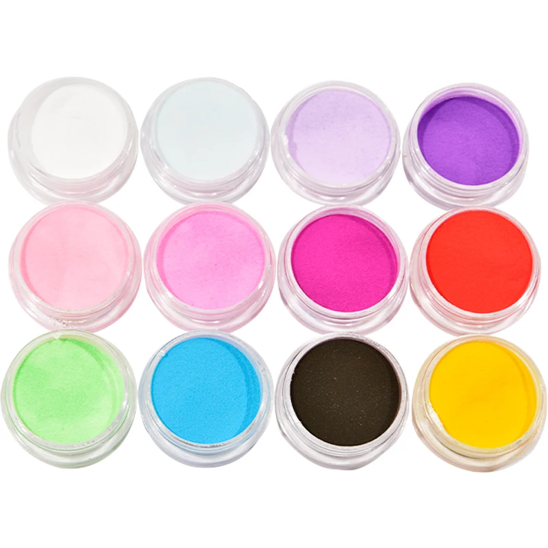 12Pots/Set Nails Acrylic Powder Polymer Dust Pink/White/Blue/Purple Powder For Building Carving Nail Tips Art Decoration Powder
12Pots/Set Nails Acrylic Powder Polymer Dust Pink/White/Blue/Purple Powder For Building Carving Nail Tips Art Decoration Powder