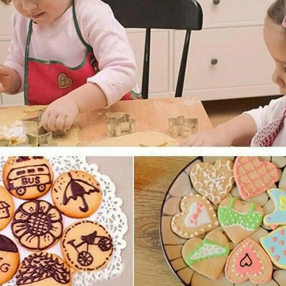 6 Pcs Stainless Steel Christmas Cookie Mould Christmas Snowman Tree Mould Cake Bell Biscuit Decoration Snowflake Set Mould X7F1
6 Pcs Stainless Steel Christmas Cookie Mould Christmas Snowman Tree Mould Cake Bell Biscuit Decoration Snowflake Set Mould X7F1