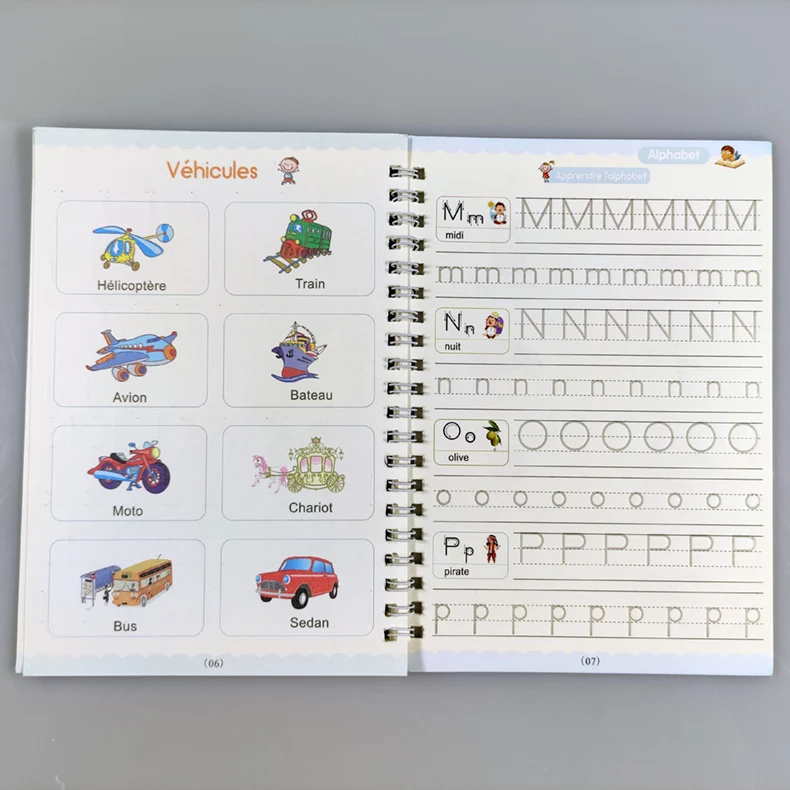 Zeszyt do nauki liczb w języku francuskim dla dzieci - praktyka kaligrafii - Wianko - 5