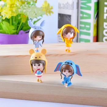 4pcs/set Cartoon Cute Anime Figure Creative Ornaments Daily Assembly Decoration DIY Crafts Materials Figma Dolls Gifts for Girls 
4pcs/set Cartoon Cute Anime Figure Creative Ornaments Daily Assembly Decoration DIY Crafts Materials Figma Dolls Gifts for Girls