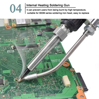Electric Iron Kit Soldering Tool Durable Hand Held 60W Internal Heat Type High Temperature Puller Tools Handheld
Electric Iron Kit Soldering Tool Durable Hand Held 60W Internal Heat Type High Temperature Puller Tools Handheld