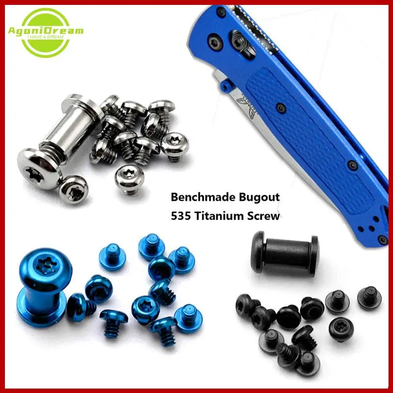 1 Set Titanium screws Spindle Set Folding Pocket Knife Handle Titanium Screws For 535 Replacement Tool Parts
1 Set Titanium screws Spindle Set Folding Pocket Knife Handle Titanium Screws For 535 Replacement Tool Parts