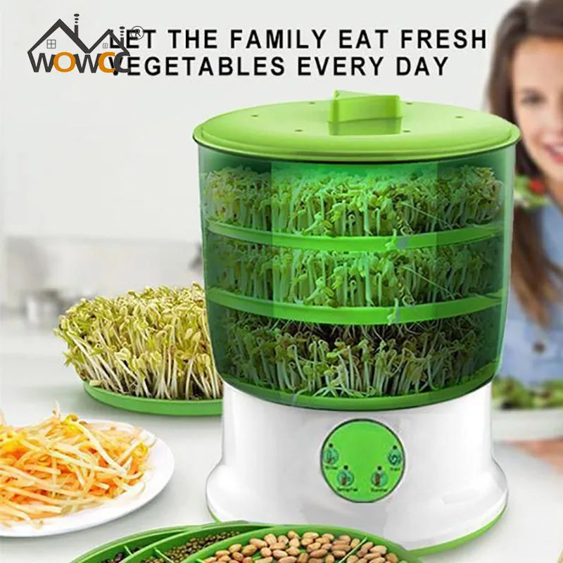 Automatic Sprouter Machine Bean Sprouts Growing Machine Large-capacity Sprouting Seedling Machines
Automatic Sprouter Machine Bean Sprouts Growing Machine Large-capacity Sprouting Seedling Machines
