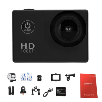 BORUiT Action Camera HD 1080P 30fps Underwater 30M Waterproof Helmet Video Recording Cameras Sport Cam with Microphone
BORUiT Action Camera HD 1080P 30fps Underwater 30M Waterproof Helmet Video Recording Cameras Sport Cam with Microphone