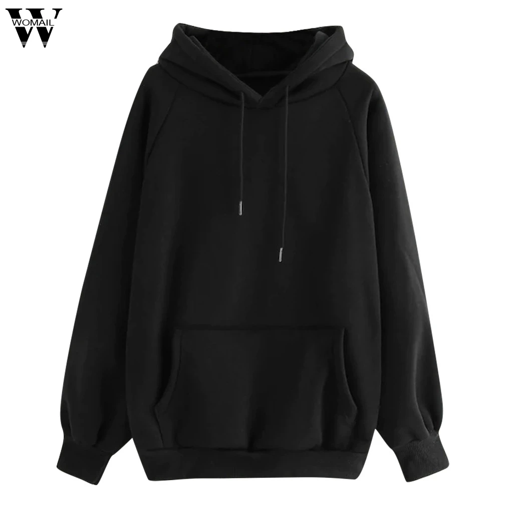 Sweatshirt Autumn Pockets Polyester Solid Color Harajuku Print Pullover Loose Women Hoodies Sweatshirt Female Casual Coat Au8
Sweatshirt Autumn Pockets Polyester Solid Color Harajuku Print Pullover Loose Women Hoodies Sweatshirt Female Casual Coat Au8