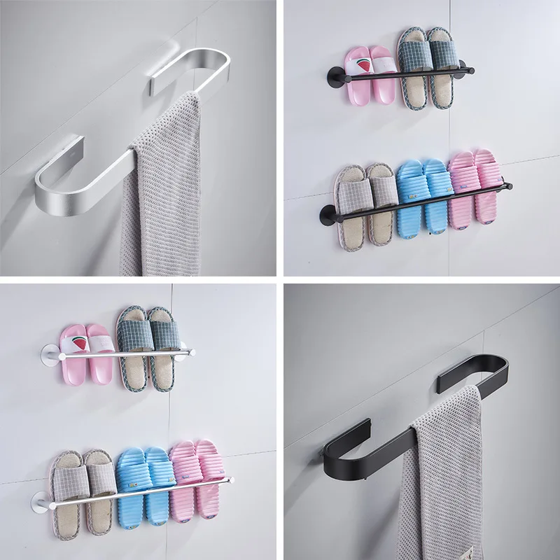 A Generation Of Fat Alumimum Bathroom Towel Bar Hole Punched Toilet Wall Hanging Slipper Draining Shelf Manufacturers Wholesale
A Generation Of Fat Alumimum Bathroom Towel Bar Hole Punched Toilet Wall Hanging Slipper Draining Shelf Manufacturers Wholesale