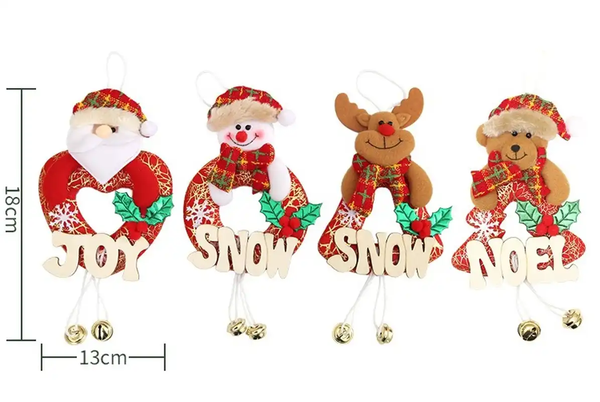 new year christmas decorations for tree navidad santa claus snow