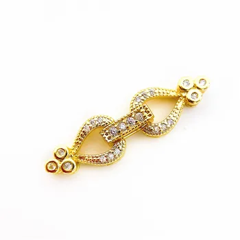 Copper Clasps 18K Gold plated DIY Pearls Jewelry Fittings Fastener Connector Clasps For DIY Gems Pearls Necklace Bracelet Clasp
Copper Clasps 18K Gold plated DIY Pearls Jewelry Fittings Fastener Connector Clasps For DIY Gems Pearls Necklace Bracelet Clasp