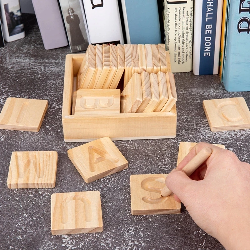 English Alphabet Groove Board Montessori Baby Educational Wooden Board Kids Writing Practice Learning Letters Toys for Preschool
English Alphabet Groove Board Montessori Baby Educational Wooden Board Kids Writing Practice Learning Letters Toys for Preschool