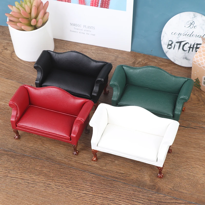 Multi color! 1:12 Dollhouse Miniature Sofa Leather Double Sofa Doll House Living Room Decor
Multi color! 1:12 Dollhouse Miniature Sofa Leather Double Sofa Doll House Living Room Decor