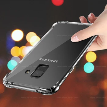 Luxury transparent silicone shell For Samsung Galaxy A9 A8 A7 A750 2018 Anti-fall airbag case For Samsung A6plus A8plus soft TPU
Luxury transparent silicone shell For Samsung Galaxy A9 A8 A7 A750 2018 Anti-fall airbag case For Samsung A6plus A8plus soft TPU
