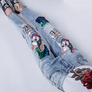 Light Blue Jeans for Women Summer Autumn Women's New Loose Cartoon Jeans Broad Legs Pants Girls Ladies Jeans Vaqueros De Mujer 
Light Blue Jeans for Women Summer Autumn Women's New Loose Cartoon Jeans Broad Legs Pants Girls Ladies Jeans Vaqueros De Mujer