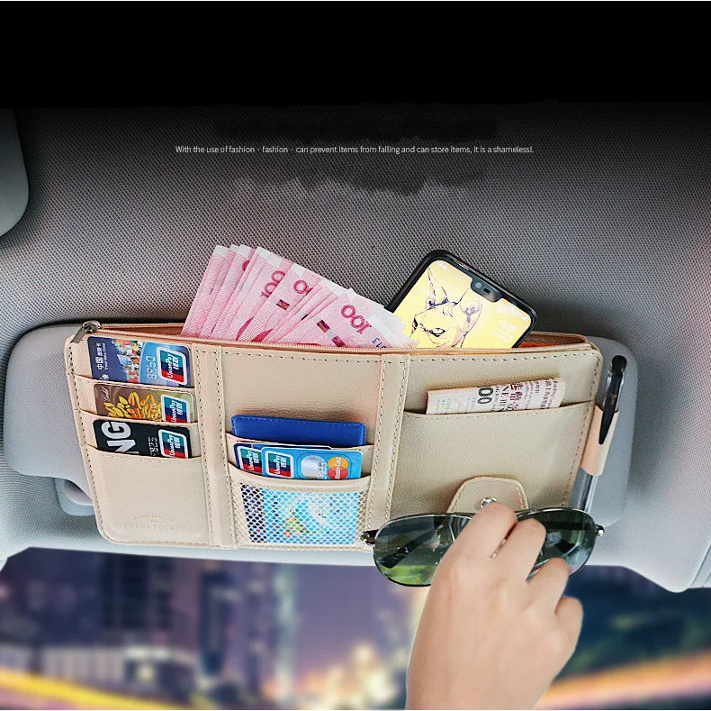 Vehicle sunshade card eye clip zipper mobile phone document clip for vehicle bill blocking
Vehicle sunshade card eye clip zipper mobile phone document clip for vehicle bill blocking