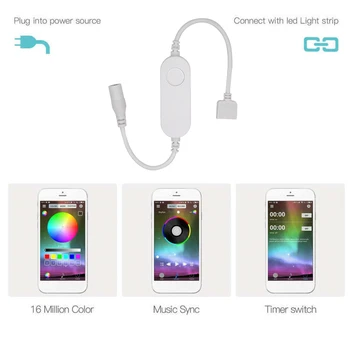 Smart Life Wifi Smart Light Strip Controller RGB 4 Pins Smart Home Automaiton Wireless Remote Control for Alexa Google Home
Smart Life Wifi Smart Light Strip Controller RGB 4 Pins Smart Home Automaiton Wireless Remote Control for Alexa Google Home