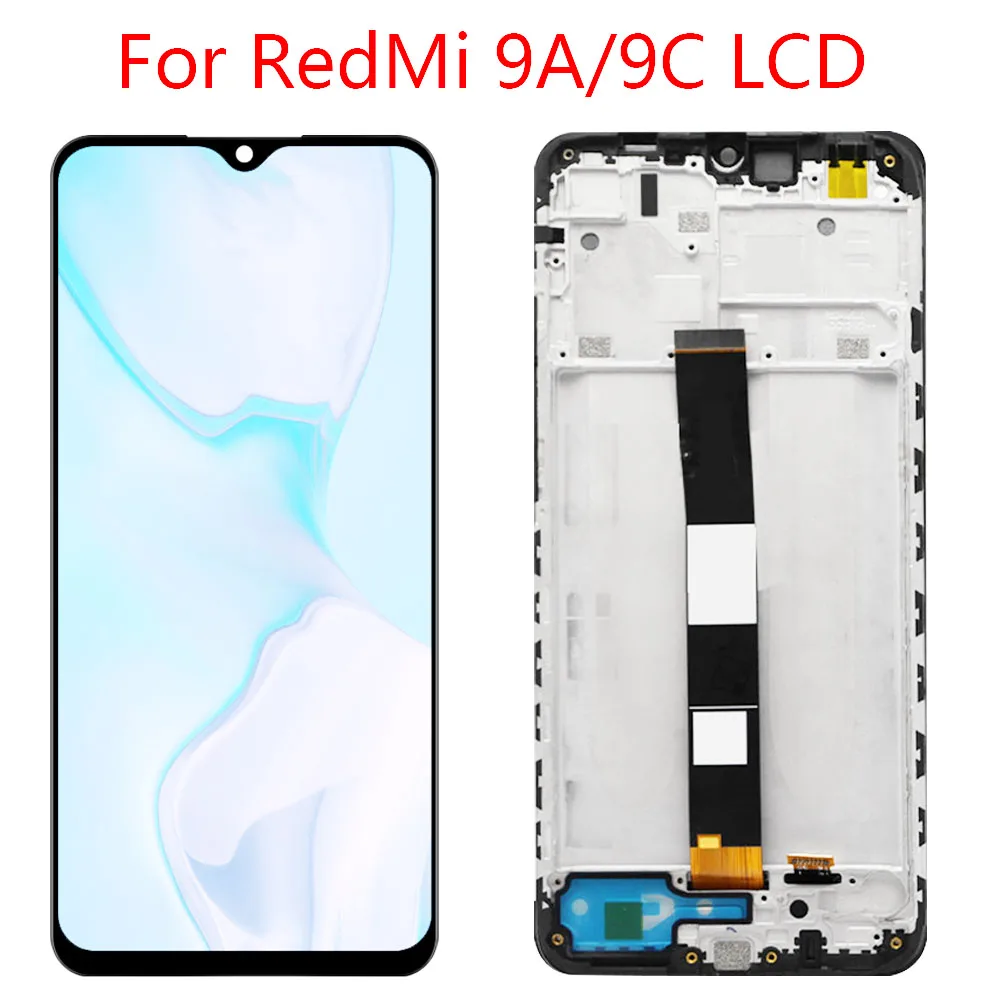 100% New Xiaomi Redmi 9A 9C LCD with border display and touch screen assembly for Redmi 9A 9C LCD display
100% New Xiaomi Redmi 9A 9C LCD with border display and touch screen assembly for Redmi 9A 9C LCD display