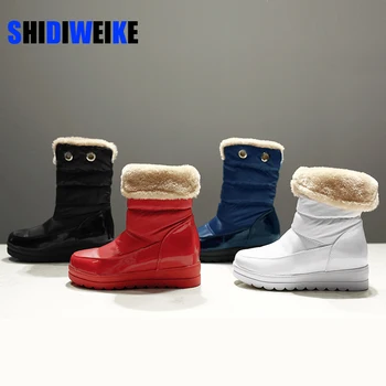 4 Colors New Arrival Slip-On Winter Fur Ankle Boots Warm Thick Bottom Round Toe Snow Boots Mujer Footwear Size 34-43 AB937
4 Colors New Arrival Slip-On Winter Fur Ankle Boots Warm Thick Bottom Round Toe Snow Boots Mujer Footwear Size 34-43 AB937