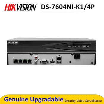 Hikvision Original DS-7604NI-K1/4P 4CH POE Embedded Plug Play 4K PoE NVR for IP Camera CCTV System Upgradable HDD
Hikvision Original DS-7604NI-K1/4P 4CH POE Embedded Plug Play 4K PoE NVR for IP Camera CCTV System Upgradable HDD