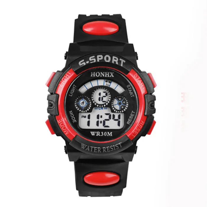 Waterproof Children Under 9 Boy Sports Watch Digital LED Quartz Alarm Date Wrist Watch Silicone Relogio Masculino Esportivo
Waterproof Children Under 9 Boy Sports Watch Digital LED Quartz Alarm Date Wrist Watch Silicone Relogio Masculino Esportivo