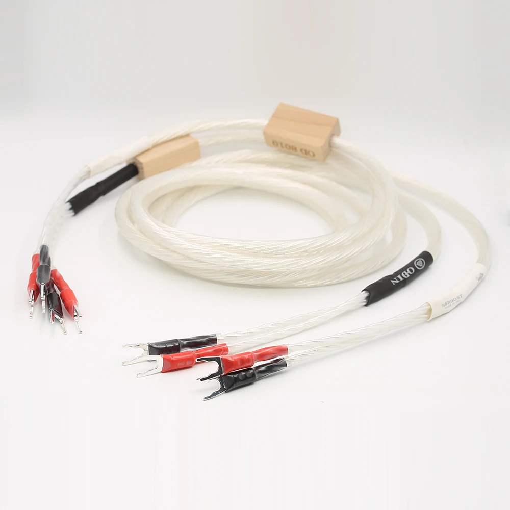 Посеребренный Hi Fi динамик YTER NORDOST ODIN аудиокабель для динамиков с вилкой HIFI