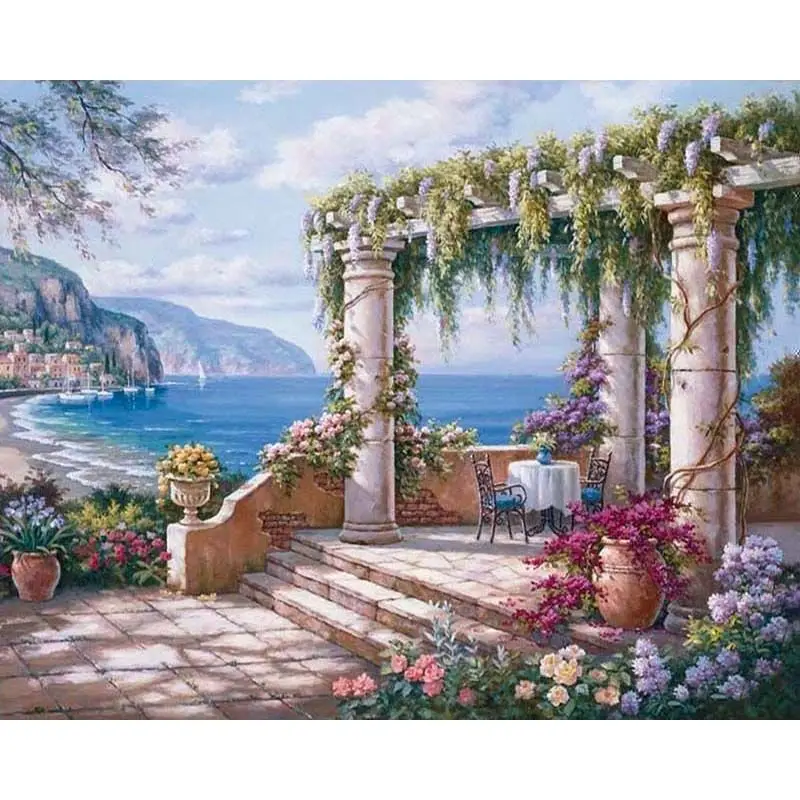 SELILALI 40x50cm Framed Painting By Numbers Kits DIY Gift Beauiful Ocean Landscape Oil Paints By Number Home Decoration Wall Art
SELILALI 40x50cm Framed Painting By Numbers Kits DIY Gift Beauiful Ocean Landscape Oil Paints By Number Home Decoration Wall Art