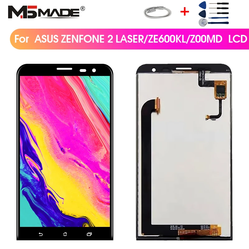 6.0" For ASUS Zenfone 2 Laser ZE600KL Z00MD LCD Display Digitizer Touch Panel Screen Assembly Parts For ZE600KL Display
6.0" For ASUS Zenfone 2 Laser ZE600KL Z00MD LCD Display Digitizer Touch Panel Screen Assembly Parts For ZE600KL Display