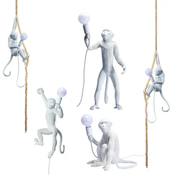 Monkey Lamp Modern Pendant Lights Art Living Room Pendant Lamp Restaurant Kitchen Industrial Hanging Lamp Luminaire Gold Resin
Monkey Lamp Modern Pendant Lights Art Living Room Pendant Lamp Restaurant Kitchen Industrial Hanging Lamp Luminaire Gold Resin