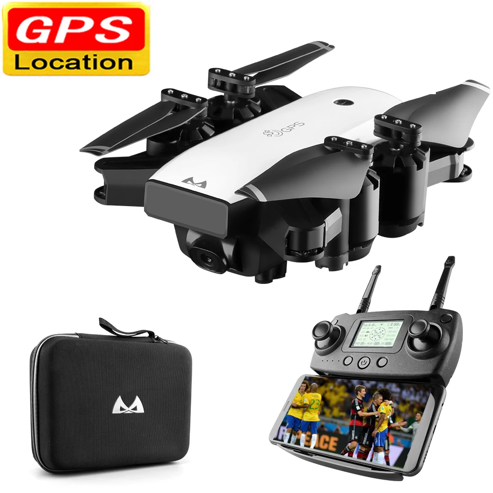 

mini GPS profissional drones with camera hd 1080P rc helicopter selfie drones dron quadcopter micro remote control Folding drone