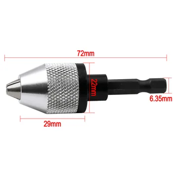 Removable Drill Chuck Quickly Release Change Hex Shank Three Jaw Self Centering Cutting Power Drilling Tool Accessories
Removable Drill Chuck Quickly Release Change Hex Shank Three Jaw Self Centering Cutting Power Drilling Tool Accessories