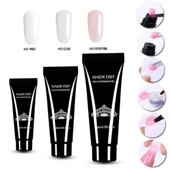 Nail Poly Gel Kit Nail Extension Dry Polygel Builder Manicure Brush 15ml Poly Extension Gel MPwell
Nail Poly Gel Kit Nail Extension Dry Polygel Builder Manicure Brush 15ml Poly Extension Gel MPwell