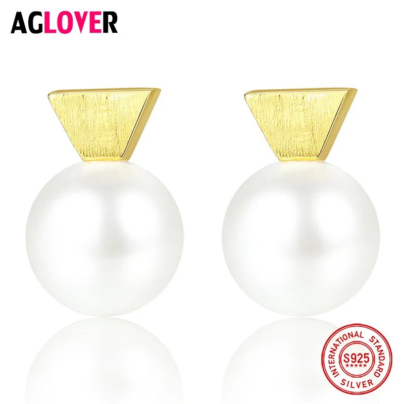 AGLOVER Hot Sale 925 Sterling Silver Earrings Natural Freshwater Pearl Earrings Women Fashion Jewelry Christmas Lady Gift
AGLOVER Hot Sale 925 Sterling Silver Earrings Natural Freshwater Pearl Earrings Women Fashion Jewelry Christmas Lady Gift